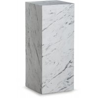 Stone piedestal 60 cm - Vit marmor (Laminat) Stone piedestal 60 cm - Vit marmor (Laminat)