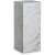 Stone piedestal 60 cm - Vit marmor (Laminat)