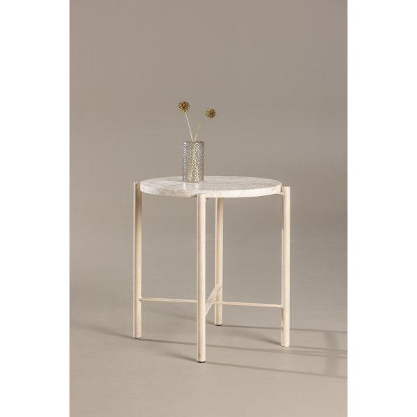 Sandhamn soffbord 40 cm - Beige