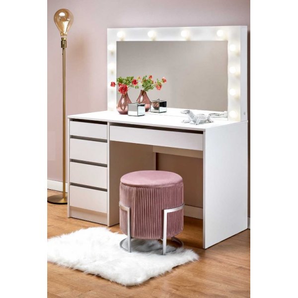 Facada sminkbord med spegel och LED-belysning Facada sminkbord med spegel och LED-belysning