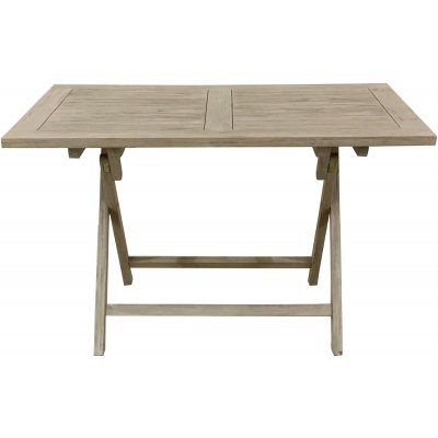 Saltö vikbart matbord i grå teak - 120x70 cm