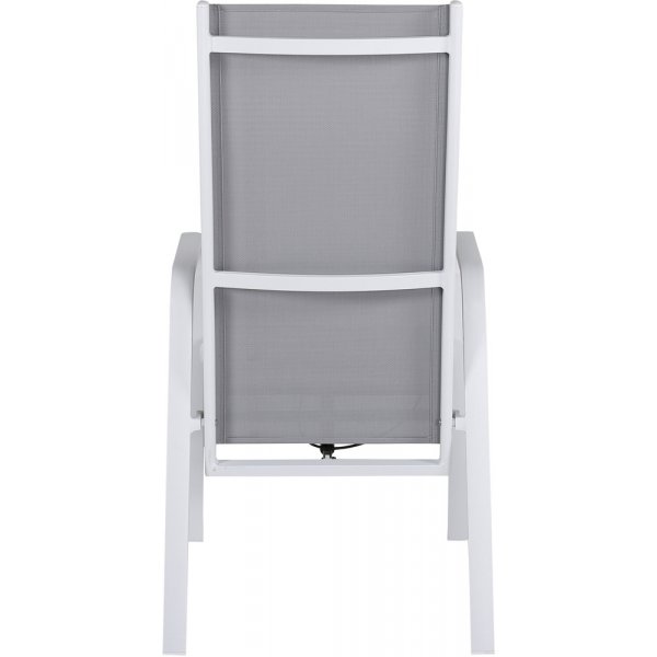 Fauteuil Copacabana - Gris/Blanc