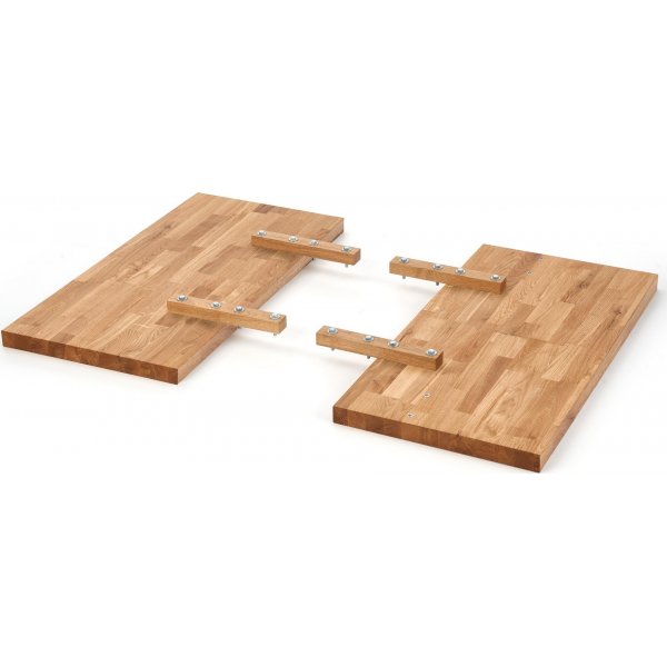 Table à manger Kasady 135-185 cm - Chêne Wotan/noir Table à manger Kasady 135-185 cm - Chêne Wotan/noir