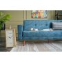Canap convertible 3 places Dublin - Turquoise