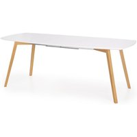 Winthrop utdragbart matbord 150-200 cm - Vit/ek Winthrop utdragbart matbord 150-200 cm - Vit/ek