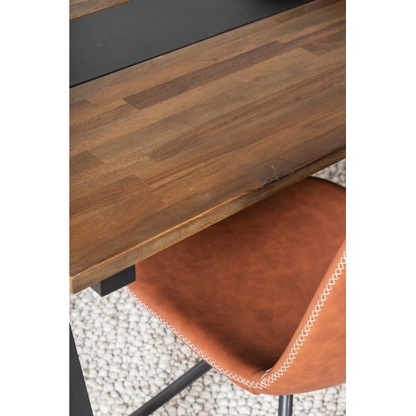 Bridge snurrbar matstol - Brun PU Bridge snurrbar matstol - Brun PU