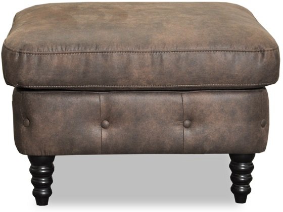 Ashford chesterfield fotpall - Vintage ecoläder Ashford chesterfield fotpall - Vintage ecoläder