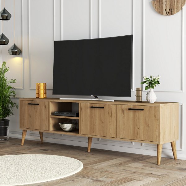 Meuble TV Exxen en chêne - 180 cm Meuble TV Exxen en chêne - 180 cm