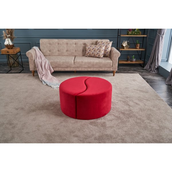 Le pouf d\\\'Ali - Rouge Le pouf d\\\'Ali - Rouge