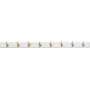 Demandu kroklist 100 cm - Vit/guld