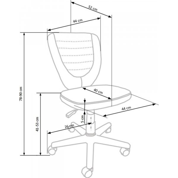 Tuovila kontorsstol - Blå Tuovila kontorsstol - Blå