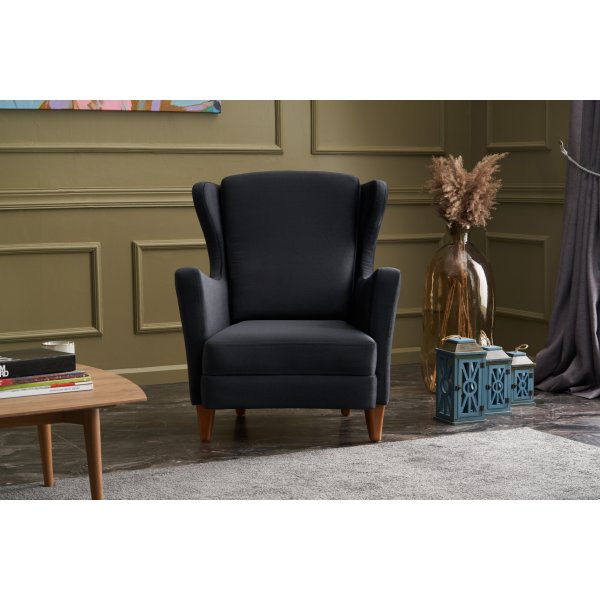Fauteuil Lola - Anthracite Fauteuil Lola - Anthracite