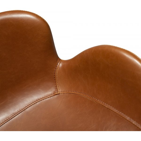 Tabouret de bar Gaia - PU marron