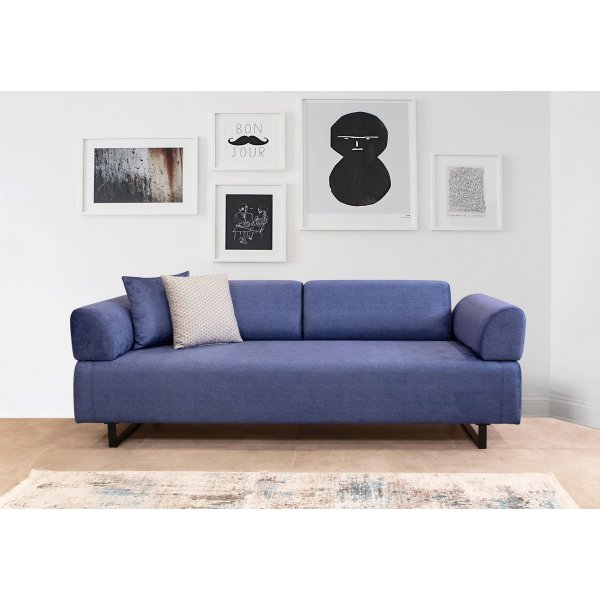 Infinity 3-sits bäddsoffa - Blå Infinity 3-sits bäddsoffa - Blå