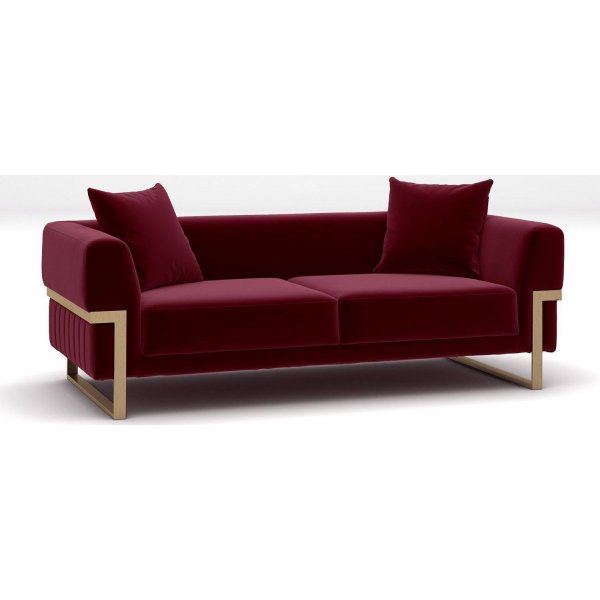 Magenta 2-zitsbank - Rood