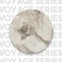 Voyage satsbord 7, 30/35/40x30/35/40 cm - Vit marmor/guld