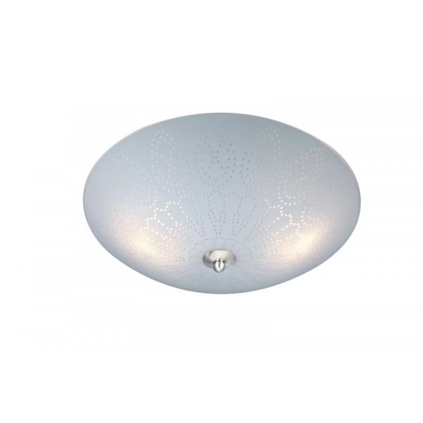Spets Taklampa - Frostat glas/Stl