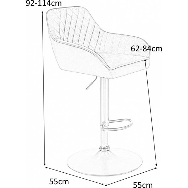 Tabouret de bar Pélican 103 - Vert Tabouret de bar Pélican 103 - Vert