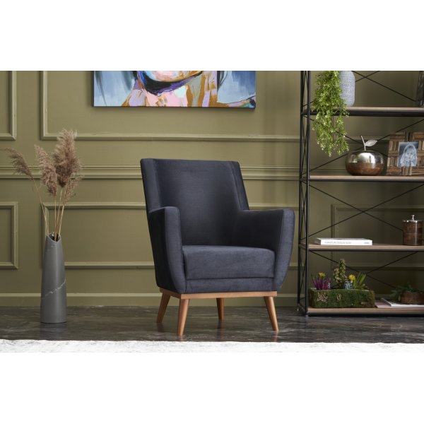 Fauteuil Gonca - Anthracite Fauteuil Gonca - Anthracite
