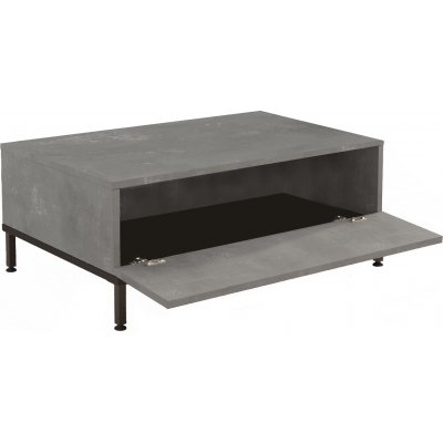 Luvio soffbord 31, 90 x 60 cm - Gr/svart