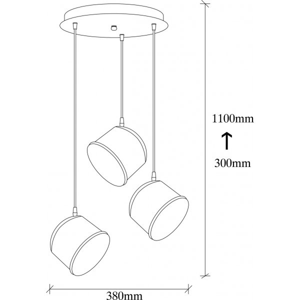Berkeley taklampa 192-S2 - Svart Berkeley taklampa 192-S2 - Svart