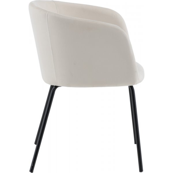 Chaise Tibre - Velours beige