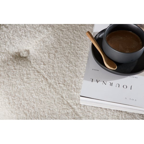 Salina sittpuff - Vit teddy Salina sittpuff - Vit teddy