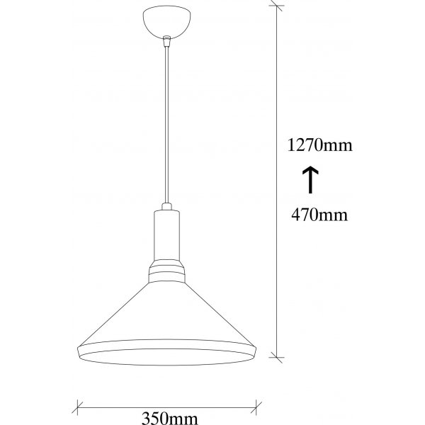 Berkeley taklampa 205-S - Svart Berkeley taklampa 205-S - Svart
