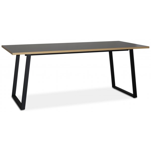 Edge 3.0 matgrupp 190x90 cm inkl 6 st vitoljade pinnstolar Castor - Grå Högtryckslaminat (HPL) Edge 3.0 matgrupp 190x90 cm inkl 6 st vitoljade pinnstolar Castor - Grå Högtryckslaminat (HPL)