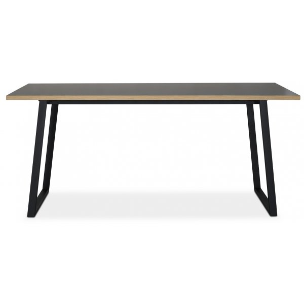 Edge matbord 140x90 - Gr Hgtryckslaminat (HPL)