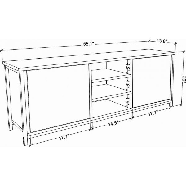 Banc multimédia Otis - Doré/blanc Banc multimédia Otis - Doré/blanc