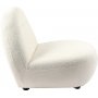 Fauteuil Boogi en Boucle / Teddy blanc cass�