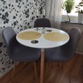 Kundbild Nesto runt matbord Ø80 cm - Vit: Blev så fint i mitt lilla kök! Ett...