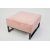 Above pall i rosa sammet 72x72 cm + Mbelvrdskit fr textilier