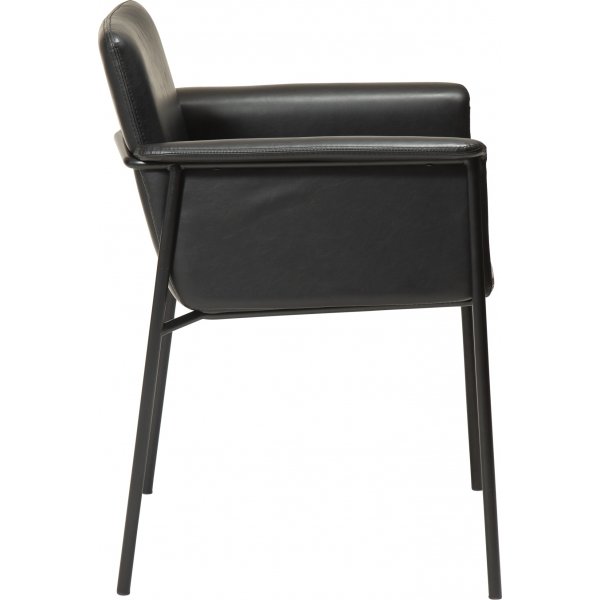Fauteuil Vale - PU noir