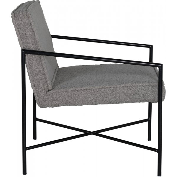 Fauteuil Tetra - Teddy gris beige