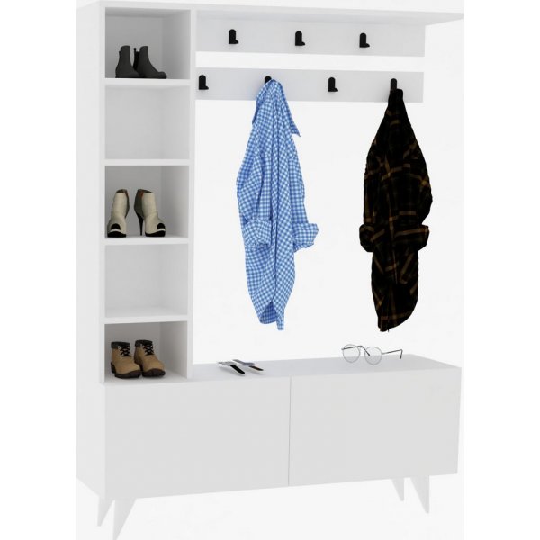 Meuble d'entrée Hale - Blanc Meuble d'entrée Hale - Blanc
