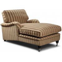 Howard Sir William Schäslongsfåtölj (Dun) - Mobus Darkbeige Stripe Howard Sir William Schäslongsfåtölj (Dun) - Mobus Darkbeige Stripe