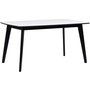 Mckenzie matbord 150 cm - Vit/svart