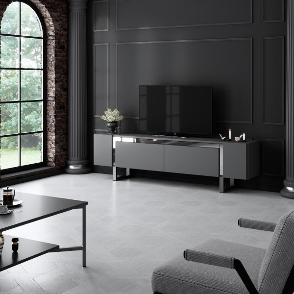 Erki TV-bnk - Antracit/silver