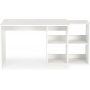 Broz skrivbord 115x77 cm - Vit