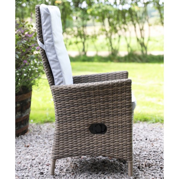 Table de groupe d'extérieur Lysekil avec 6 chaises pliantes Table de groupe d'extérieur Lysekil avec 6 chaises pliantes