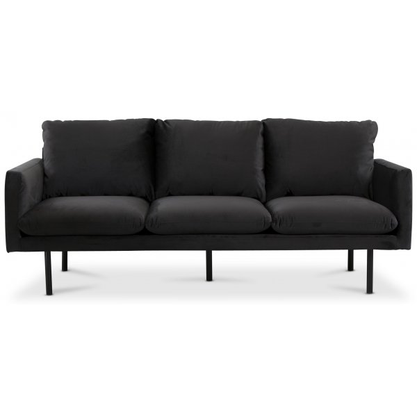 Carolina 3-sits soffa - Antracit sammet Carolina 3-sits soffa - Antracit sammet