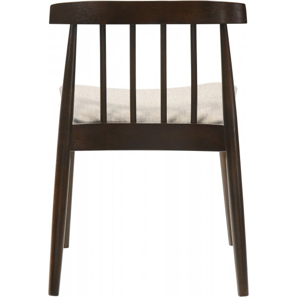 Matgrupp Florence i valnt; runt matbord med 4 st stolar + 3.00 x Mbeltassar