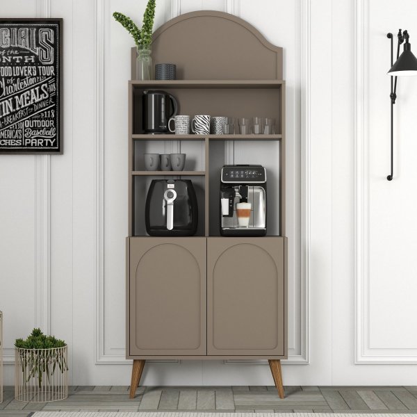 Lyon köksskåp 80 cm - Mocka/valnöt Lyon köksskåp 80 cm - Mocka/valnöt