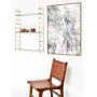 Stream wandplank messing/zwart glas marmer