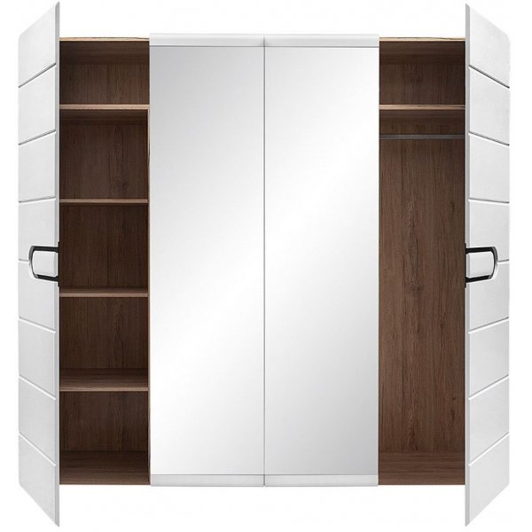 Hagfors garderob - Svart/vit Hagfors garderob - Svart/vit