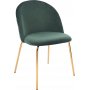 Stol i grön sammet och guldiga ben - Plaza Stol i grön sammet och guldiga ben - Plaza