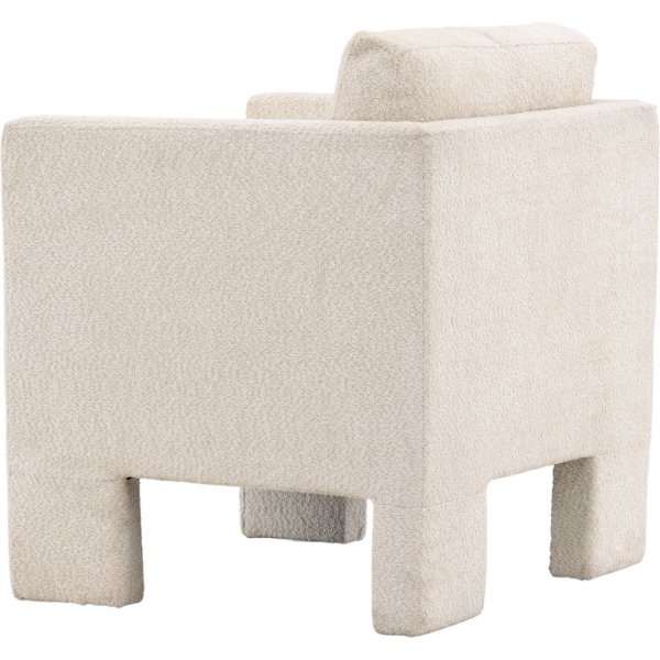 Ragusa fåtölj - Vit bouclé Ragusa fåtölj - Vit bouclé