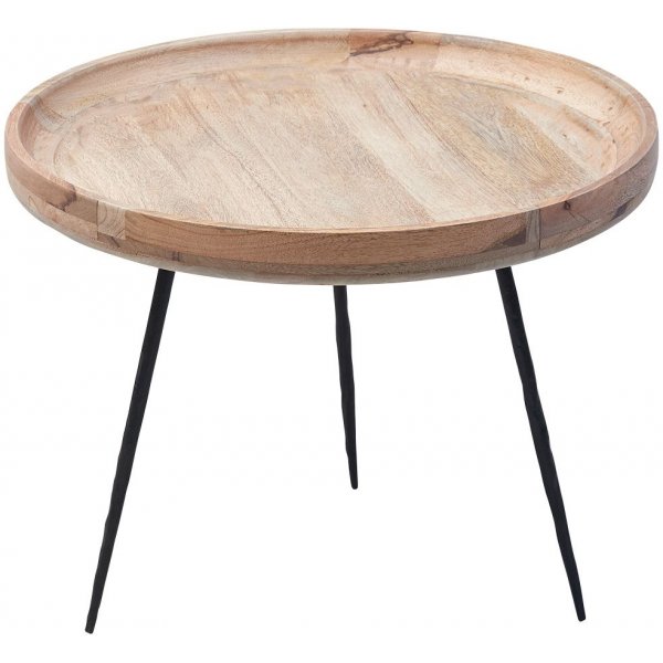 Tessa soffbord 50 cm - Tr/svart